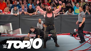 Braun Strowman battles big men WWE Top 10 Feb 7 2021 [upl. by Gwenni816]