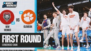 Clemson vs New Mexico  First Round NCAA tournament extended highlights [upl. by Sallyann767]