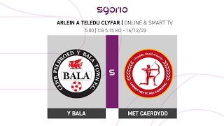 FULL MATCH  Bala Town 01 Cardiff Met  JD Cymru Premier [upl. by Adlesirg448]