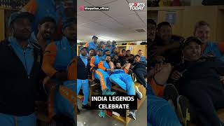 Irfan Pathan shares video of India legends celebrating wildly after beating Pakistan  Sports Today [upl. by Morry228]