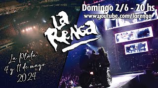 La Renga en La Plata 4 y 11 de mayo 2024 [upl. by Iover161]