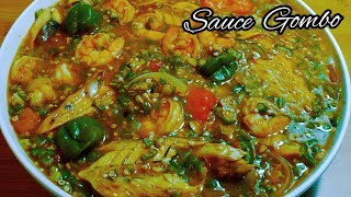 Sauce Gombo authentique du 228  Okra soup [upl. by Duwalt]