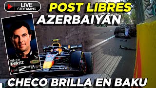 🔴 EN VIVO  POST LIBRES GP AZERBAIYÁN F1 2024 🔥 CHECO ILUSIONA y BRILLA ✔ [upl. by Ninos]