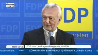 Landtagswahlen in NRW Pressekonferenz der FDP [upl. by Ycnan125]