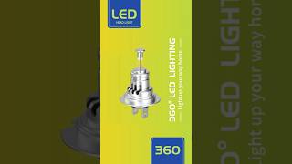 Brightness comparison of car LED headlightsledheadlightminiledheadlightautoledlights360ledled [upl. by Neeven]