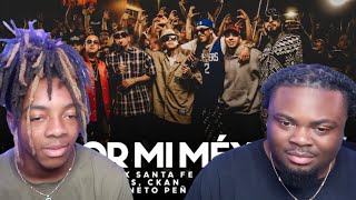 Por Mi Mexico Remix 🇲🇽  Lefty SM Santa Fe Klan Dharius CKan MC Davo amp Neto Peña REACTION [upl. by Molton210]