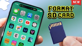 How to format SD Card on iPhone [upl. by Aihsenal870]