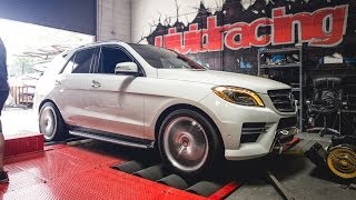 VRTuned ECU Flash Dyno Mercedes ML550 V8 BiTurbo [upl. by Larry520]