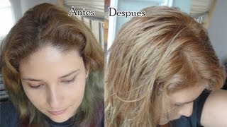 Aclara tu cabello sin decolorar [upl. by Anastasia591]