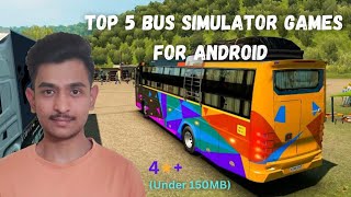 Top 5 Bus Simulator Games For Android  Best Bus Simulator Games For 2024 bussimulator busgames [upl. by Layor]