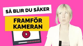 Känn dig säker framför kameran även om du inte gillar att se dig själv på video [upl. by Ahsinod]