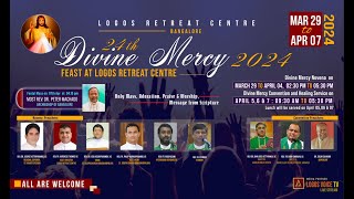 Divine Mercy Novena Day 3  31 March2024  Logos Retreat Centre [upl. by Nirb816]