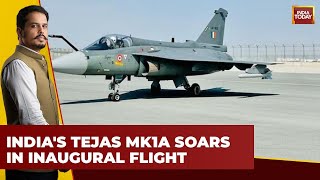 Tejas MK1A Indias Upgraded Fighter Jet Takes Maiden Flight  New Avatar Of Our Desi Fighter [upl. by Regor]