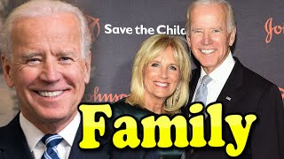 Joe Biden Family With Children and Wife Jill Biden 2020 [upl. by Enilrae]