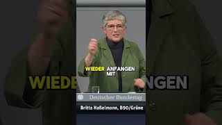 Britta Haßelmann spricht über die deutsche Automobilindustrie bundestag ampel ampelaus grünen [upl. by Nwahsak]