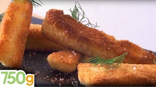 Recette de Bâtonnets de poisson panés maison  750g [upl. by Aehsa622]