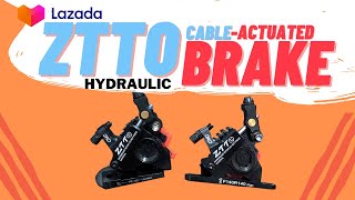 ZTTO CableActuated Hydraulic Brakes Review [upl. by Cheke]