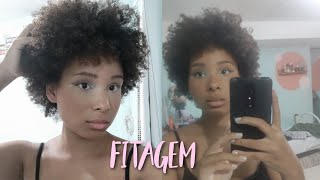 tutorial Como fazer fitagem no cabelo crespo 4c [upl. by Remot914]