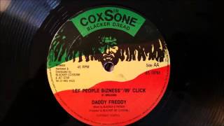 Daddy Freddy  Lef People Business  Blacker Dread 12quot w Version [upl. by Attenol218]