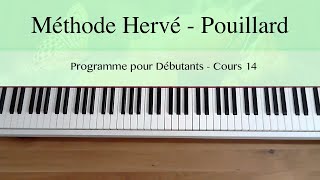 Méthode de Piano Hervé  Pouillard pour Débutants  Cours 14 Petite marche [upl. by Meesan]