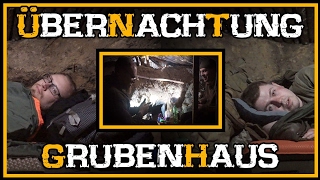 Bushcraft Camp S02E07 Grubenhaus 24h Übernachtung  overnighter  Lagerbau Outdoor Shelter [upl. by Anialram]