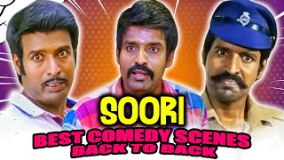 Soori Superhit Comedy Scenes Back To Back  सूरी का धमाकेदार कॉमेडी  South Movie Comedy In Hindi [upl. by Haiasi]