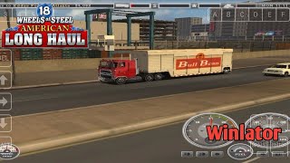 18 Wheels Of Steel American Long Haul Winlator GameplayPractical Gaming [upl. by Whitelaw]