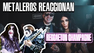 Metaleros Reaccionan  REGGAETON CHAMPAGNE  Bellakath ft Dani Flow Video Oficial [upl. by Reinold]