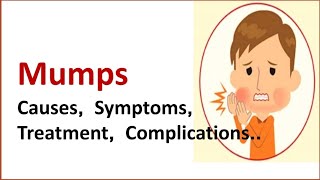 Mumps Causes Symptoms Treatment  Mumps [upl. by Colene]