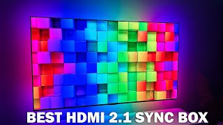 The HDMI 21 Sync Box that DESTROYED Govee and PHILIPS HUE Sync Box  Fancyleds Sync Box Review [upl. by Clothilde94]