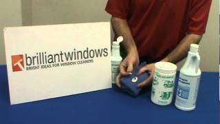 Brilliant Windows  BioClean Water Stain Removal [upl. by Rfinnej]