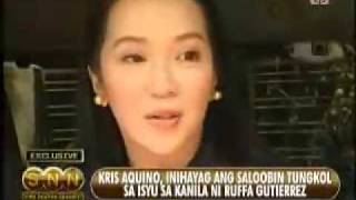 Kris Aquino speaks about her issue with Ruffa G [upl. by Annaor]