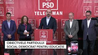 OBIECTIVELE PARTIDULUI SOCIAL DEMOCRAT PENTRU EDUCAȚIE [upl. by Yennaiv]