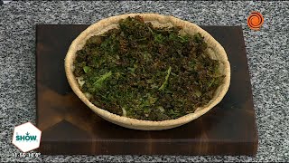 Tarta de cebolla y kale recetas de Dante Enriquez [upl. by Manard]