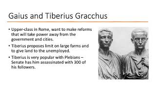 Gaius and Tiberius Gracchus [upl. by Adnopoz981]