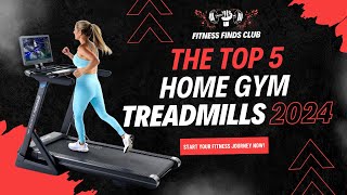 TOP 5 BEST TREADMILLS FOR YOUR HOME GYM 🏃 [upl. by Benedic]