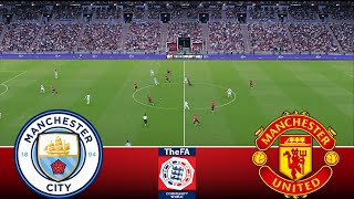 Manchester City vs manchester United  FA Community Shield Match 2024  eFootball Gameplay [upl. by Kliman354]