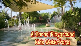 Al Barari Playground Kids Water ParkHidden Gem Al Barari DubaiKids playground seycheesychannel [upl. by Scammon431]