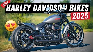 10 New Harley Davidson Motorcycles For 2025 [upl. by Garihc]