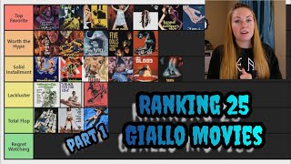 Ranking Giallo Movies Part 1 [upl. by Sahpec]