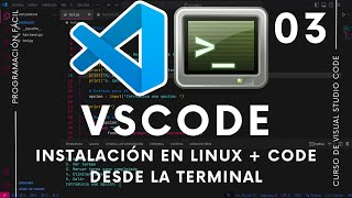 VISUAL STUDIO CODE  Descarga e instalación en Linux [upl. by Auhoj]