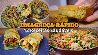 12 Receitas que Ajuda Emagrecer Rápido e Saudável Compilado [upl. by Eisseb256]