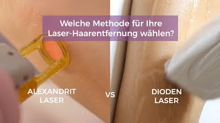 LaserHaarentfernung Alexandrit vs Dioden für Ästhetik welche Unterschiede [upl. by Lienet]