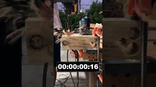 DEWALT VS DIABLO  DCD999 WITH FLEXVOLT 9AH  WOOD PINE  1in [upl. by Einaoj673]