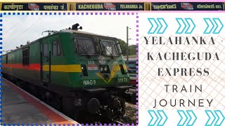 Yelahanka  Kacheguda Express 17604 Train Journey [upl. by Atelahs]