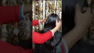 Vshape hair cutting haircut vcuttr trending viral shorts [upl. by Rosemonde447]