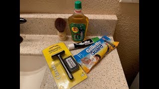 European Supermarket Shave  Wilkinson Sword Classic amp Gillette Guard Razors Side by side [upl. by Cly301]