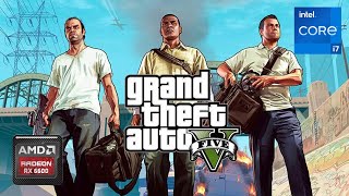 Grand Theft Auto V Gameplay with i7 4770 and RX 6600 8Gb Ultra Setting [upl. by Cleo]