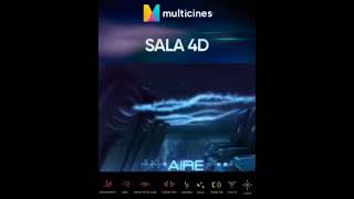 Multicines EcuadorSala 4D EMotion única en el país para sumergirte en una aventura [upl. by Theo]