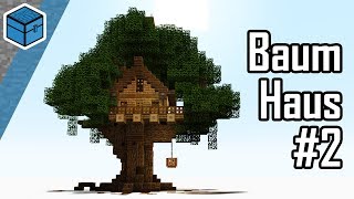 Baumhaus bauen in Minecraft  Minecraft Baumhaus bauen  Teil 22 [upl. by Hanshaw]